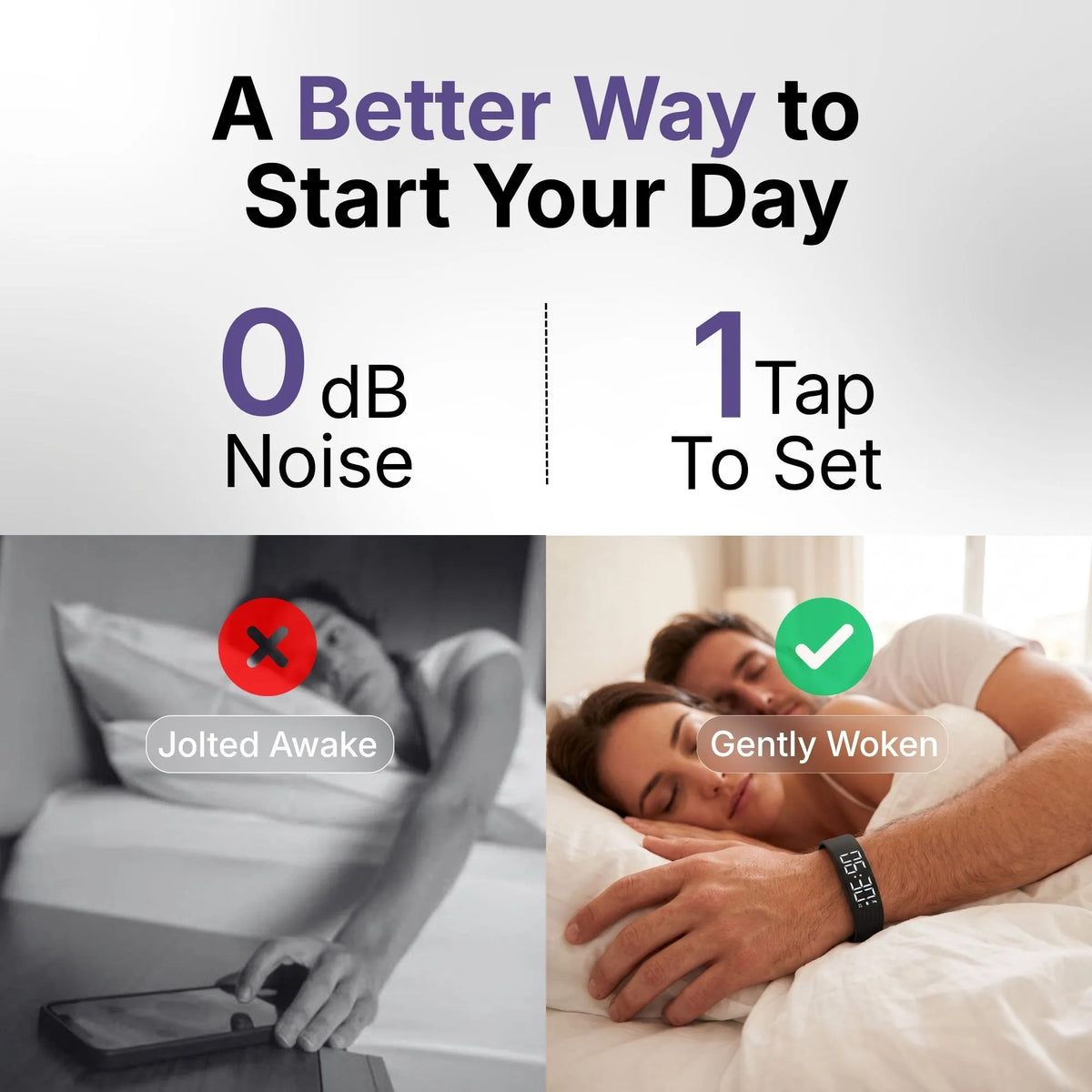 Sleepify Silent Alarm Band
